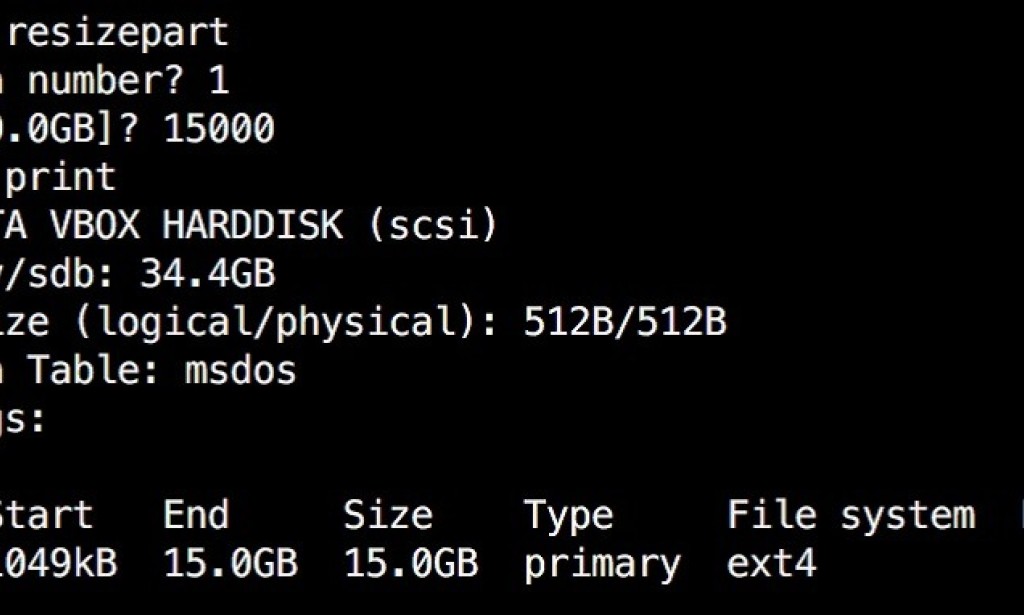 Hướng dẫn resize ổ cứng bằng công cụ Parted trên máy chủ ảo hóa VMware