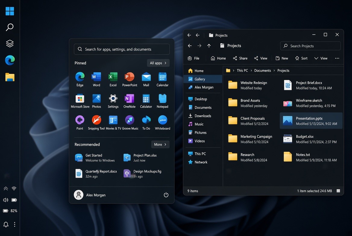 Start Menu linh hoạt hơn